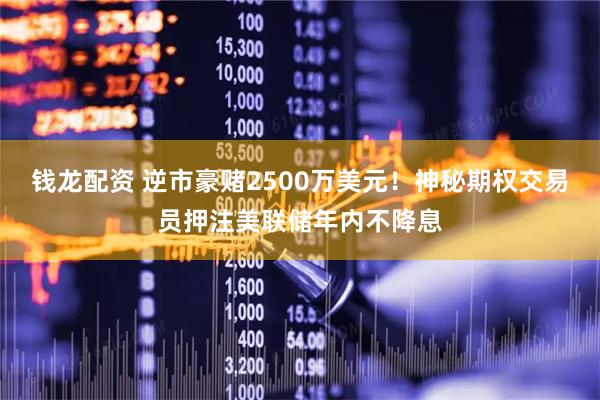 钱龙配资 逆市豪赌2500万美元！神秘期权交易员押注美联储年内不降息