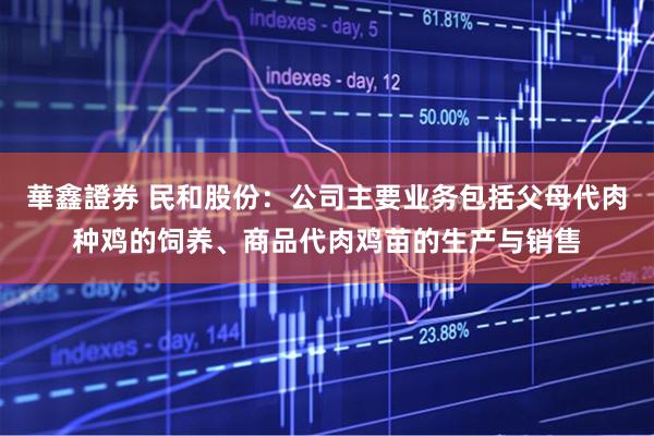 華鑫證券 民和股份：公司主要业务包括父母代肉种鸡的饲养、商品代肉鸡苗的生产与销售